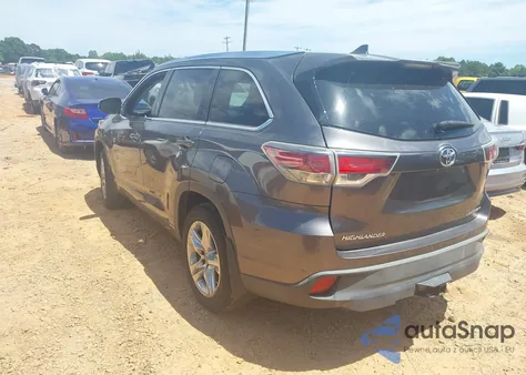 2015 Toyota Highlander Limited Platinum V6/Limited V6 from USA, damaged, VIN 5TDDKRFH0FS164173